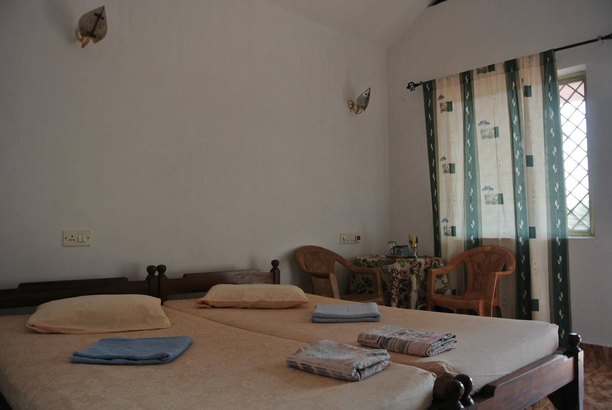 Room amenities and storage area